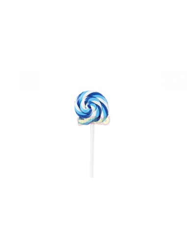 Hellblauer Verlaufsspirale Lollipop 12 Stück von 30gr