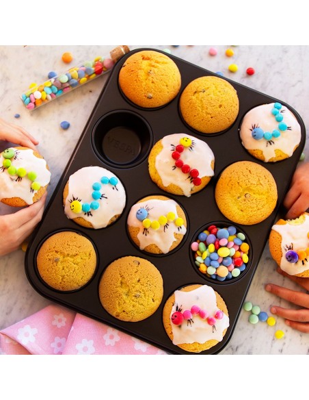 Tablett 12 Muffins 35x26,5xh 3 cm