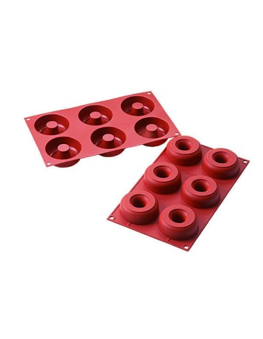 Stampo silicone donuts 75-25 H28 MM