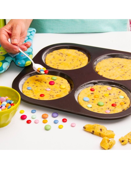 Teglia per 4 Focacce mini pizza cm 14xh2