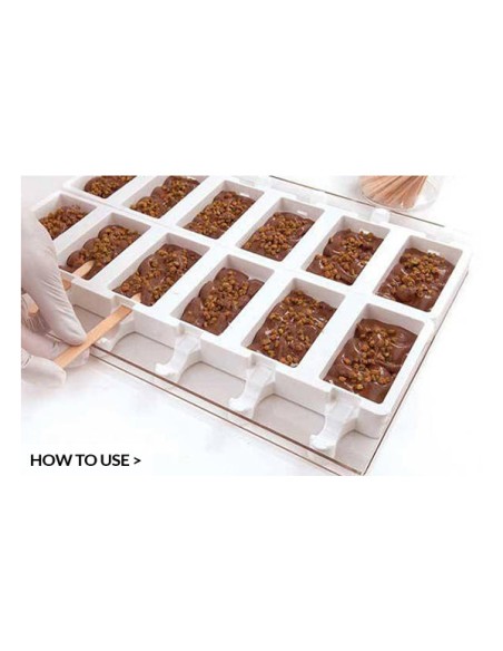 Set 2 stampi silicone Chocostick