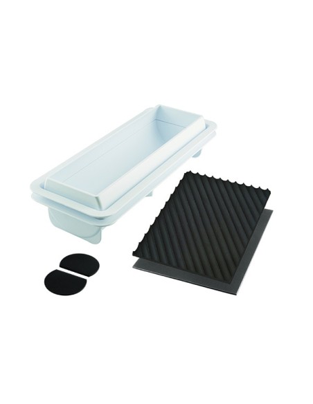 Kit supporto plastica+2 tappetini Spiral Roll 1100