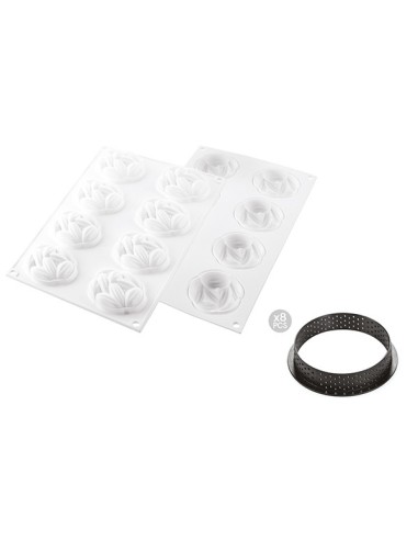 Silikonform Kit Tarte Ring Cocoa 70 mm