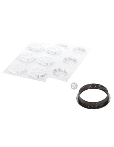 Silikonform Kit Tarte Ring Paradis 80mm