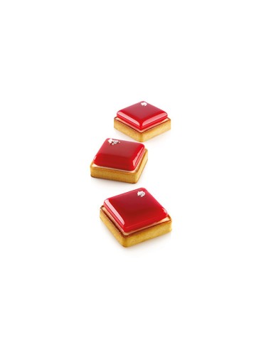 Silikonform Kit Tarte Ring Square...