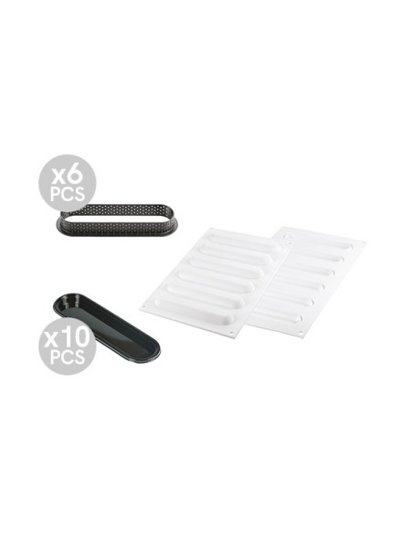 Silikonform Kit Tarte Ring Oblong 146x34mm