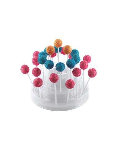 Schwarzer Ständer für Cake Pops...