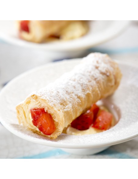 Cannolo-Form mit Mignonrohr 8x1,5 cm