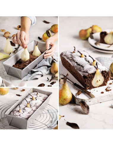 Pflaumenkuchenform aus Antihaftstahl...