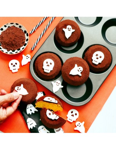 Tablett für 6 niedrige Muffins...
