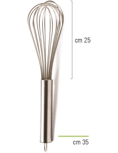 Frusta sbattipanna in acciaio inox cm 35