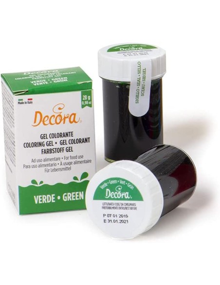 Farbstoff in Gel Green Color 28g Decora