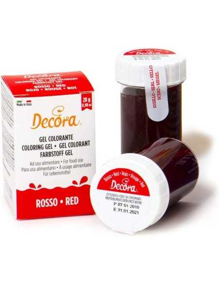 Rotes Lebensmittelfarbgel 28 gr