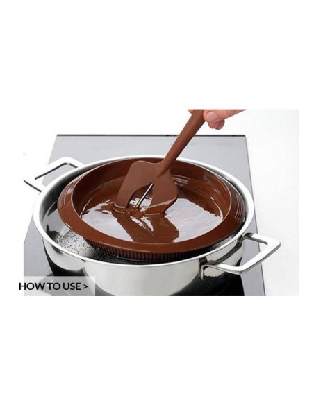 Pfannenwender mit Thermo Choc Thermometer