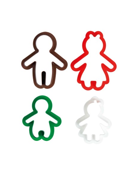 Happy Family Lebkuchen-Ausstecher-Set 4tlg