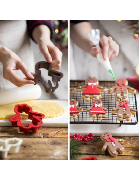 Set tagliapasta famiglia felice gingerbread 4pz