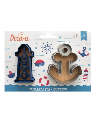 Set 2 Tagliapasta in plastica Mare...