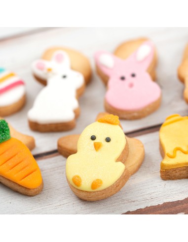 Kit 6 Mini-Ostern-Kunststoffausstecher