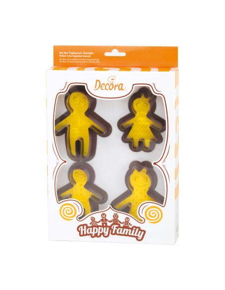 Happy Family Ausstechset + Prägestempel