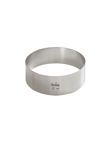 Kreisform aus Edelstahl 20xh4,5 cm