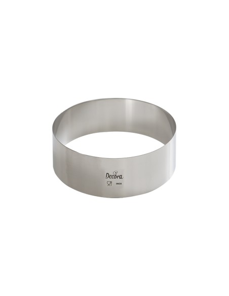 Kreisform aus Edelstahl 20xh4,5 cm