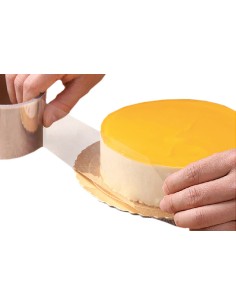 Dolci e Alimenti Stampi per Torte 8cm x 5m 2 x TIERRAFILM Bobina di Acetato Transparente Pasticceria 