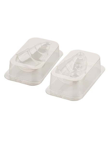 Set mit 2 Schokoladenformen Martino (Wichtel) 121x67xh185mm