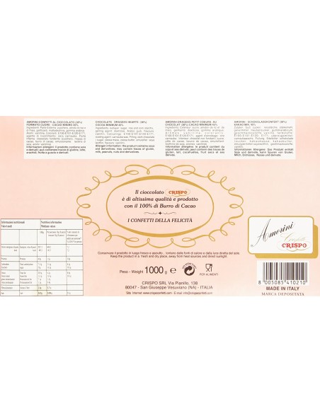 Crispo Konfetti Amoretten Rosa 1KG