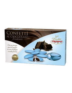 Confetti cioccolato fondente azzurri