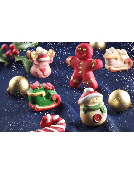 Silikonform 15 Weihnachtsformen