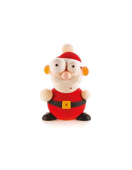 Set mit 6 Schokoladenformen Santa Claus Santa