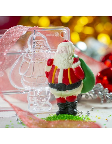 Kleine Weihnachtsmann-Schokoladenform