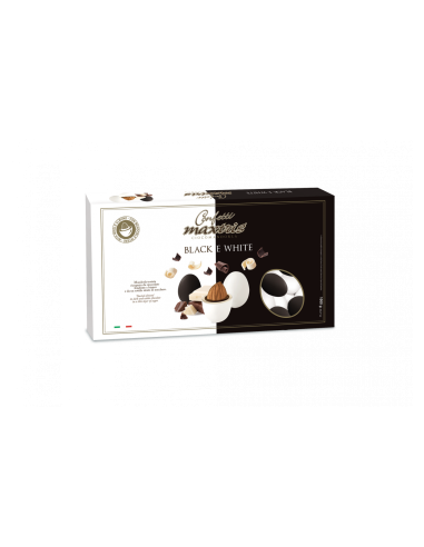 Konfetti Maxtris Schwarz und Weiß 1Kg