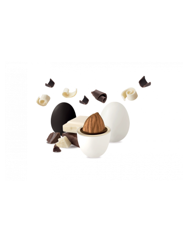 Konfetti Maxtris Schwarz und Weiß 1Kg