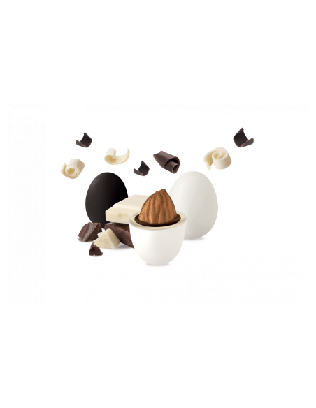 Konfetti Maxtris Schwarz und Weiß 1Kg