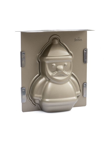 Stampo 3D Babbo Natale 15,5x8xh20 cm + ricettario